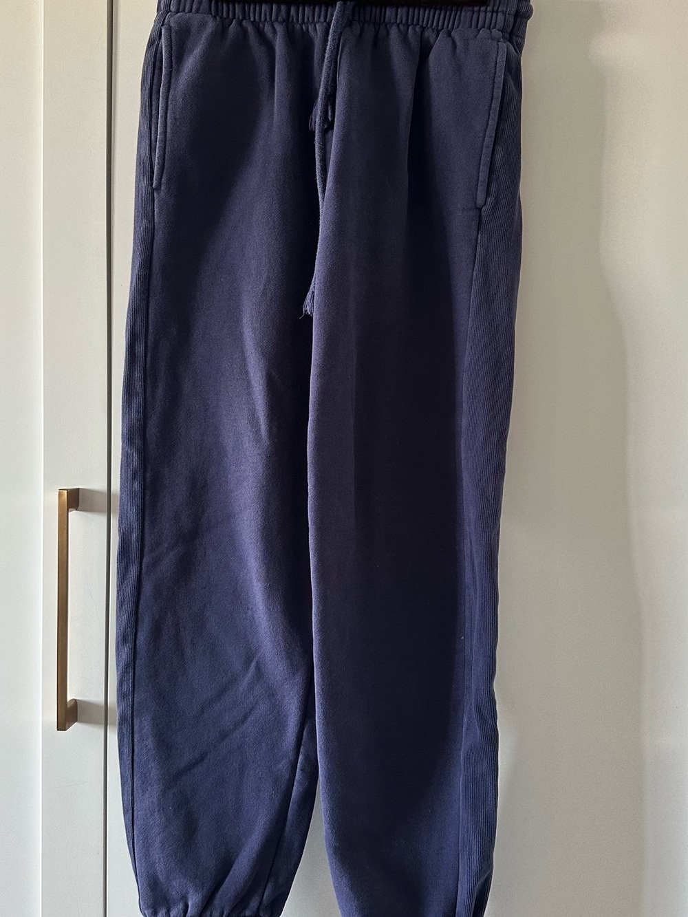 Men's Navy Drawstring Jogger Pants